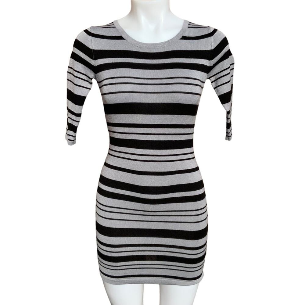 T/O Sweater Striped sweater dress size XS